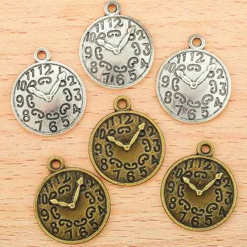 Zinc Alloy Pendants Round plated DIY Sold By Bag