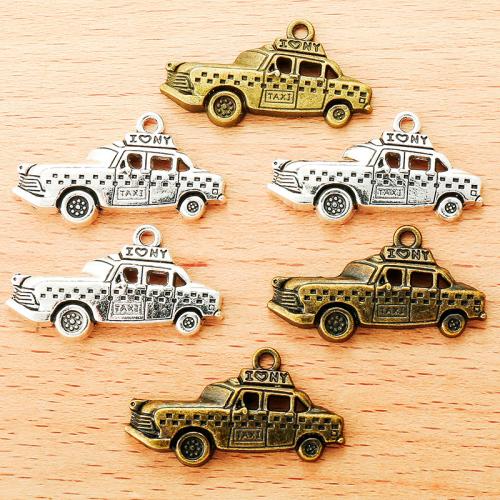 Vehicle Shaped Tibetan Style Pendants, plated, DIY, more colors for choice, 33x17mm, 100PC/Bag, Sold By Bag