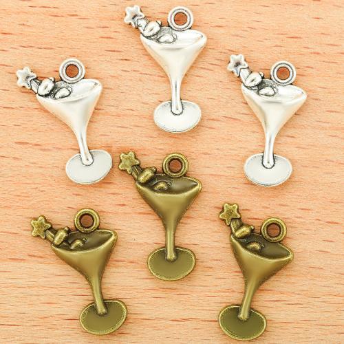 Tibetan Style Pendants, Cup, plated, DIY, more colors for choice, 20x14mm, 100PC/Bag, Sold By Bag