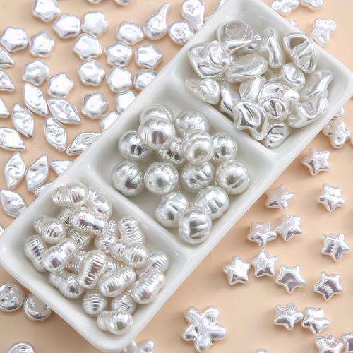 Acrylic Jewelry Beads, DIY & different styles for choice, white, Sold By PC