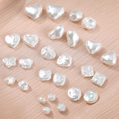 Acrylic Jewelry Beads, DIY & different styles for choice, white, 10mm, Sold By PC