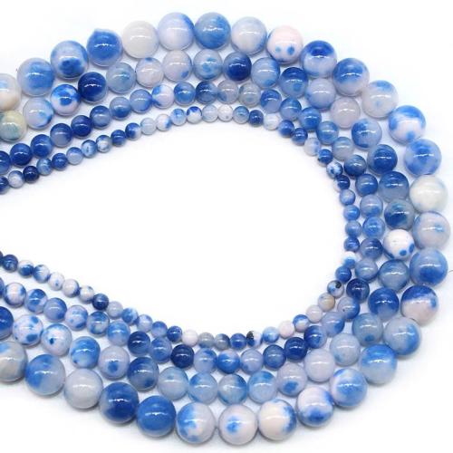 Natural Jade Beads, Persian Jade, Round, DIY & different size for choice, more colors for choice, Sold By Strand