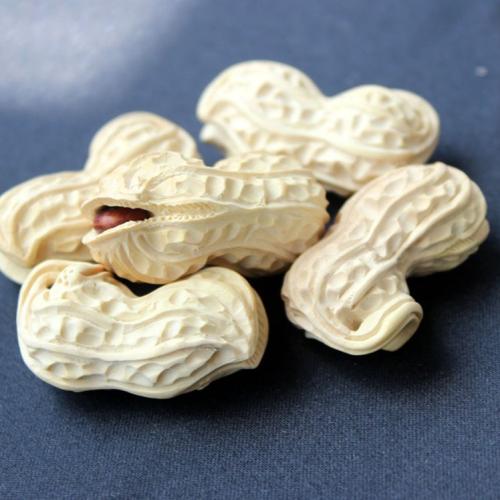 Wood Pendants, Boxwood, Peanut, DIY, 33x19mm, Sold By PC