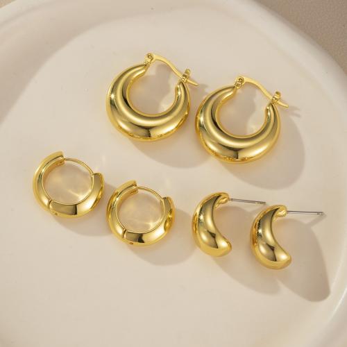 Stainless Steel Lever Back Earring 304 Stainless Steel plated three pieces & fashion jewelry Sold By Set