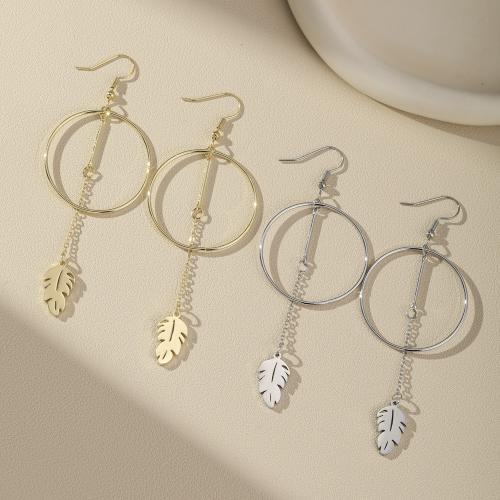 Stainless Steel Drop Earring 304 Stainless Steel plated fashion jewelry Sold By Pair