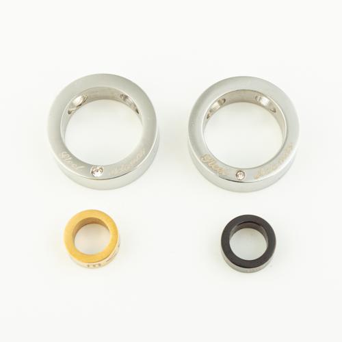 ステンレス鋼ジュエリーペンダント, 304ステンレススチール, 2個 & DIY, 無色, 18x18mm, 穴:約 13mm, 売り手 セット