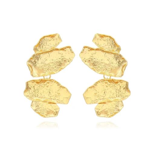 Lo zinco in lega Stud Earring, lega in zinco, placcato, per la donna, nessuno, 64x38mm, Venduto da coppia