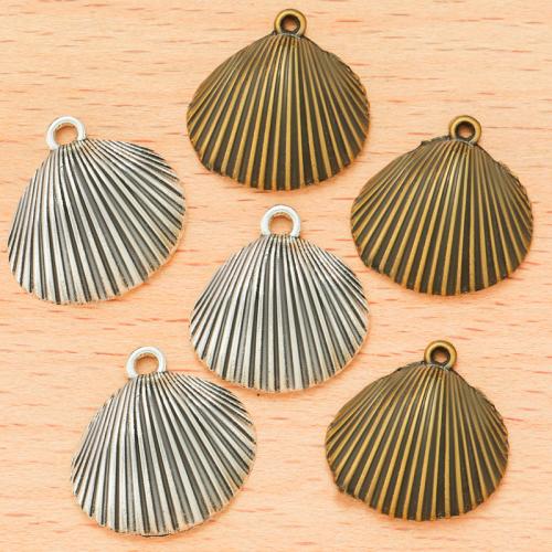 Zinc Alloy Pendants Shell plated DIY Sold By Bag