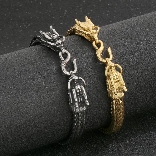 Stainless Steel Jewelry Bracelet, 304 Stainless Steel, Vacuum Ion Plating, for man, more colors for choice, Sold By PC