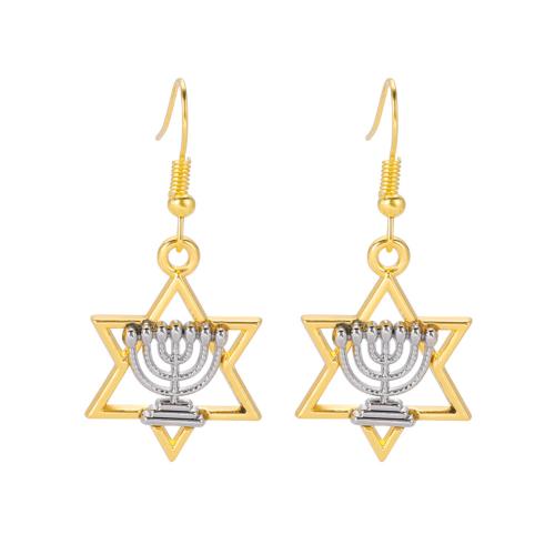 Boucles d'oreilles en alliage de zinc, bijoux de mode & pour femme, 20x31mm, Vendu par paire