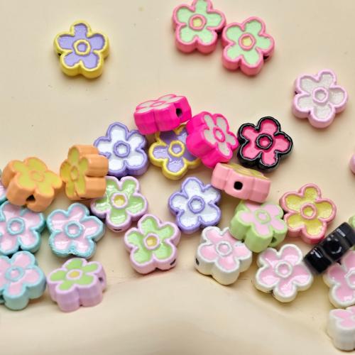 Tibetan Style Spacer Beads, Flower, stoving varnish, DIY, more colors for choice, 10mm, Sold By PC