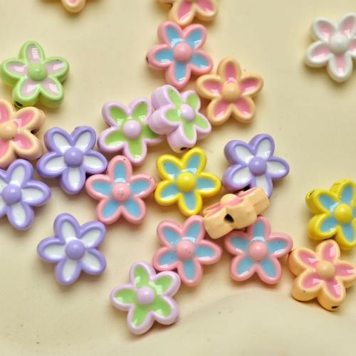 Tibetan Style Spacer Beads, petals, stoving varnish, DIY, more colors for choice, 11mm, Sold By PC