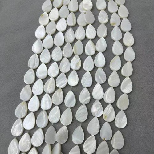 Natural Freshwater Shell Beads, Teardrop, DIY & different styles for choice, more colors for choice, Sold By Strand