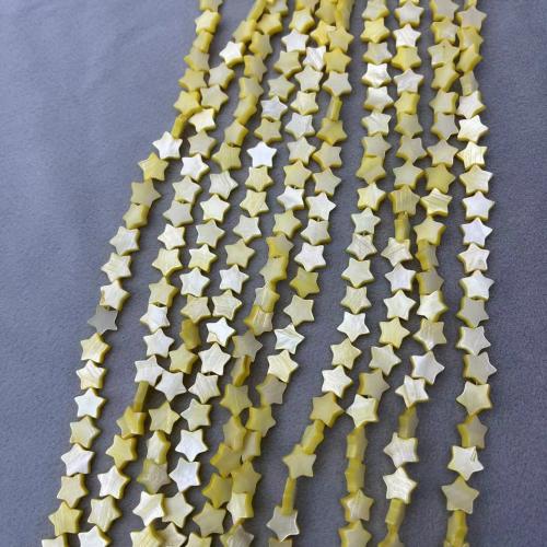 Natural Freshwater Shell Beads, Star, DIY, more colors for choice, 8mm, 50PCs/Strand, Sold By Strand