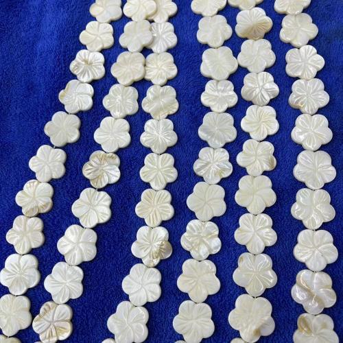 Perles naturelles de coquillage d'eau douce , coquille, fleur, DIY & normes différentes pour le choix, plus de couleurs à choisir, 6PC/sac, Vendu par sac