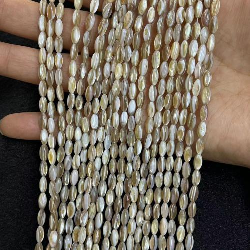 Natural Freshwater Shell Beads, DIY, 8x4mm, 50PCs/Strand, Sold By Strand