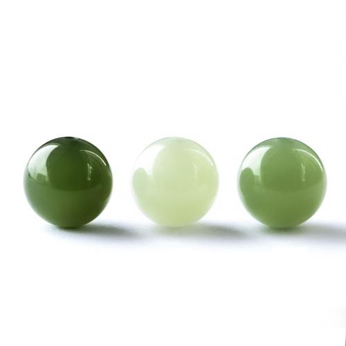 Natural Jade Beads, Hetian Jade, DIY & different size for choice, more colors for choice, Sold By PC