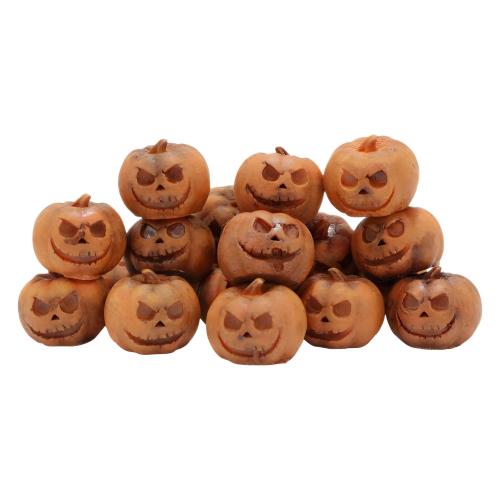 Decorazione di Halloween, Resina sintetica, Design di Halloween & multifunzionale, arancione, 20PC/set, Venduto da set