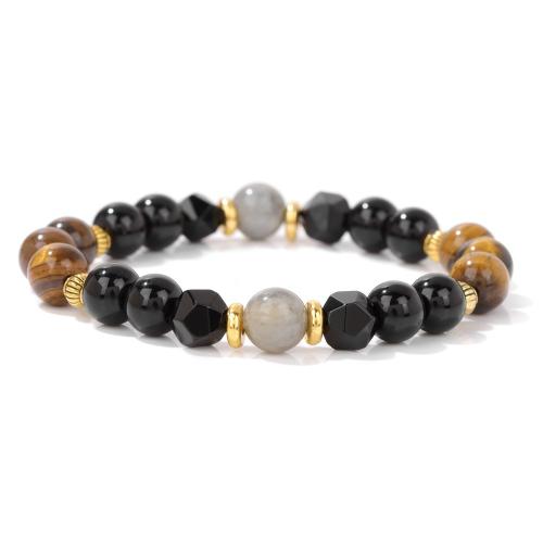 Gemstone Bracelets Zinc Alloy with Gemstone handmade & Unisex Sold By PC