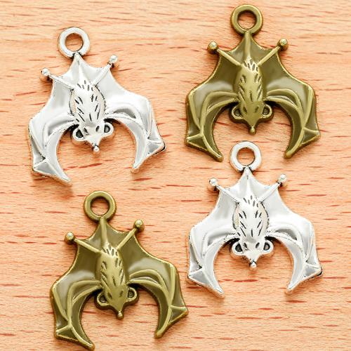 Tibetan Style Animal Pendants, Bat, plated, DIY, more colors for choice, 20x17mm, 100PC/Bag, Sold By Bag