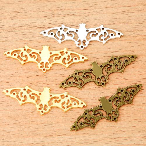 Zinc Alloy Animal Pendants Bat plated DIY & hollow Sold By Bag