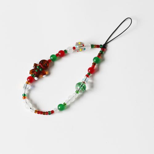 Plastic Cellphone Lanyard Christmas Design & for woman Sold By PC