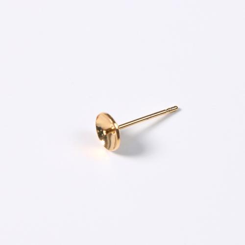 Zinklegering oorbel onderdelen, Zinc Alloy, DIY, gouden, 13x6mm, Verkocht door PC