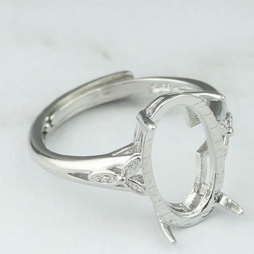 Brass Bezel Ring Base, DIY & different styles for choice & micro pave cubic zirconia, Sold By PC