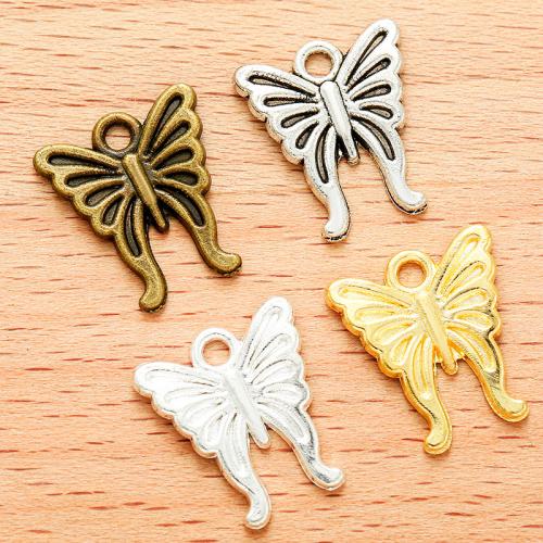 Zinc Alloy Animal Pendants Butterfly plated DIY Sold By Bag