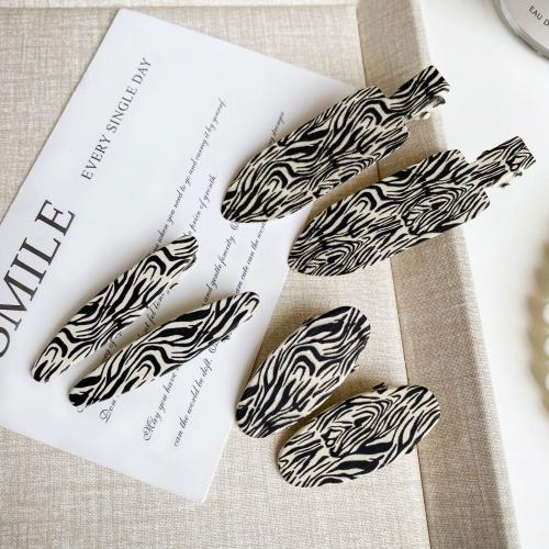 Alligator Hair Clip, Tibetan Style, different styles for choice & for woman, black, Sold By PC