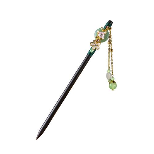 Hair Stick, Wood, different styles for choice & for woman, more colors for choice, 180mm, Sold By PC