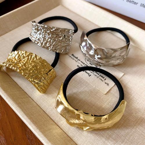 Ponytail Holder Zinc Alloy with Rubber Band & for woman Sold By PC