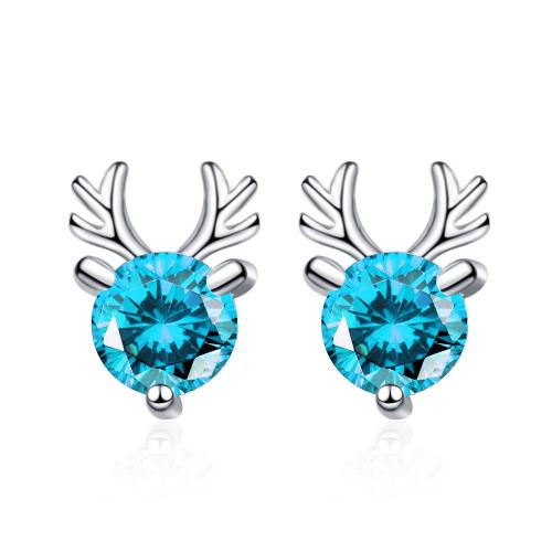 Boucles d'oreilles en laiton zircon cubique pavent, bijoux de mode & pavé de micro zircon & pour femme, plus de couleurs à choisir, 6.80x9.15mm, Vendu par paire