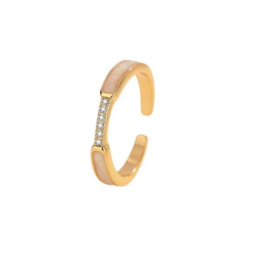 Cúbicos Circonia Pendiente Latón Micro pavimenta, metal, Joyería & micro arcilla de zirconia cúbica & para mujer, tamaño:7, Vendido por UD