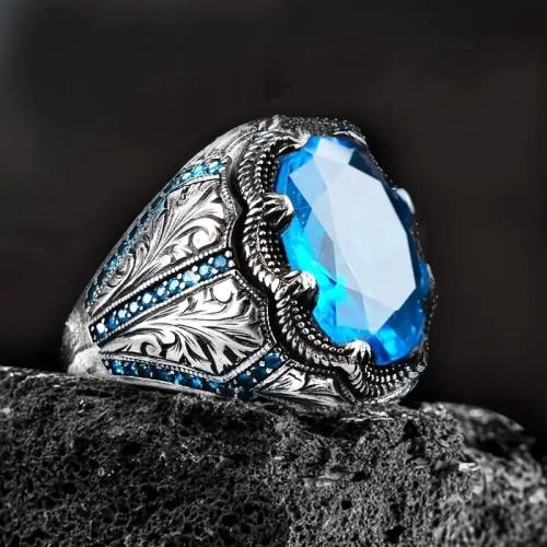 Tibetan Style Finger Ring, different size for choice & for woman & with rhinestone, Sold By PC