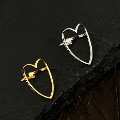 Stainless Steel Finger Ring, 304 Stainless Steel, Heart, fashion jewelry & for woman, more colors for choice, Sold By PC