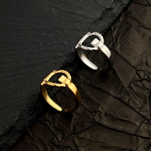 Stainless Steel Finger Ring, 304 Stainless Steel, fashion jewelry & Unisex, more colors for choice, Sold By PC