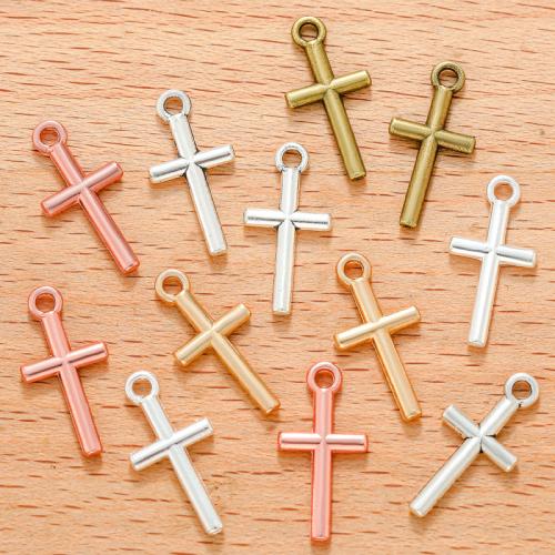 Zinc Alloy Cross Pendants plated DIY Sold By Bag