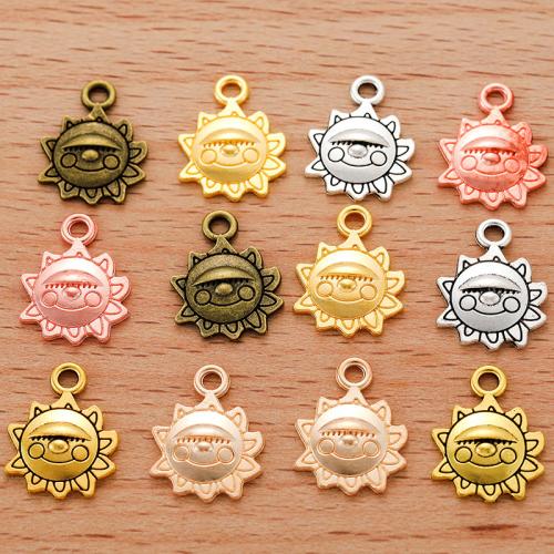 Zinc Alloy Pendants Sun plated DIY Sold By Bag