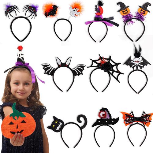 Kände Hair Band, med Plast, halv handgjord, Design för halloween & Unisex & olika stilar för val, Säljs av PC