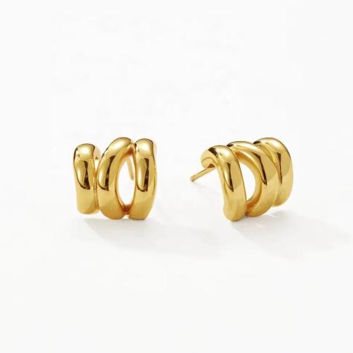 Lo zinco in lega Stud Earring, lega in zinco, placcato, per la donna, nessuno, 20x10mm, Venduto da coppia