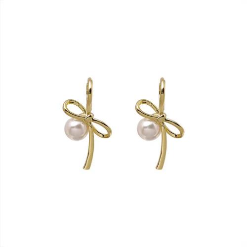 Boucles d'oreilles en alliage de zinc, Noeud papillon, Placage, pour femme, plus de couleurs à choisir, 20x12mm, Vendu par paire