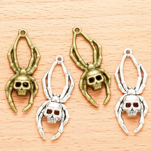 Zinc Alloy Animal Pendants Spider plated DIY Sold By Bag