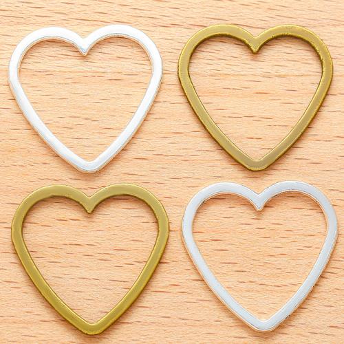 Tibetan Style Heart Pendants, plated, DIY, more colors for choice, 24x25mm, 100PC/Bag, Sold By Bag