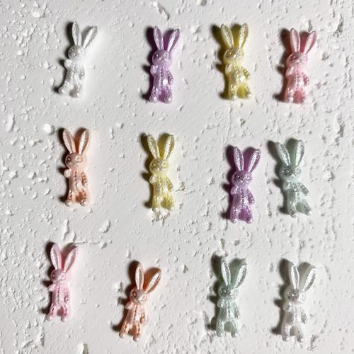 3D Nail Art Decoration Resin Rabbit DIY Sold By Bag