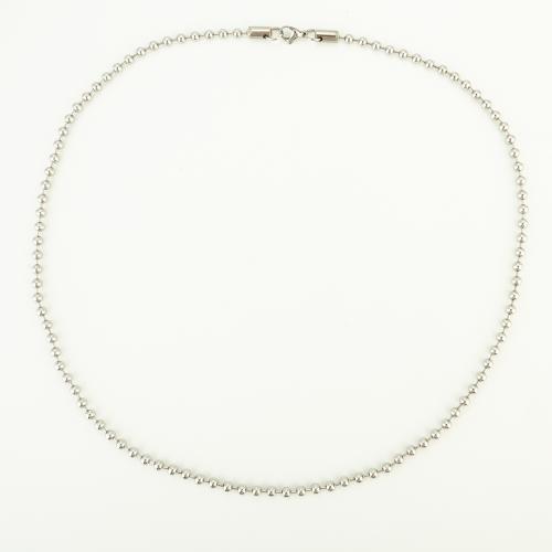 Stainless Steel Chain Necklace, 304 Stainless Steel, fashion jewelry & Unisex, Length:Approx 60 cm, Sold By PC