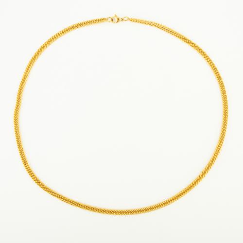 Chaîne collier , Acier inoxydable 304, bijoux de mode & unisexe, Longueur:Environ 50 cm, Vendu par PC