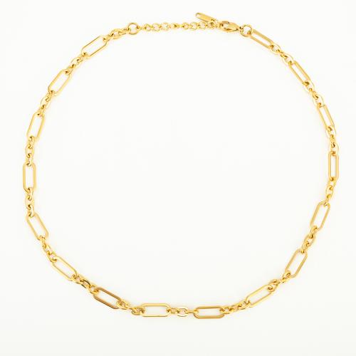 Chaîne collier , Acier inoxydable 304, bijoux de mode & unisexe, Longueur:Environ 50 cm, Vendu par PC