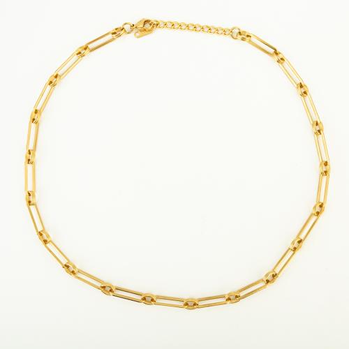 Chaîne collier , Acier inoxydable 304, bijoux de mode & unisexe, Longueur:Environ 50 cm, Vendu par PC