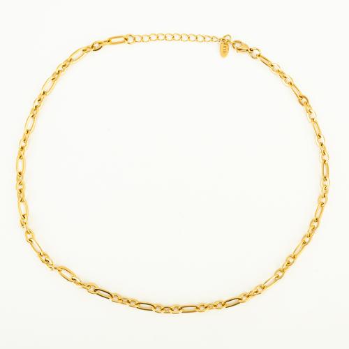 Chaîne collier , Acier inoxydable 304, bijoux de mode & unisexe, Longueur:Environ 45 cm, Vendu par PC